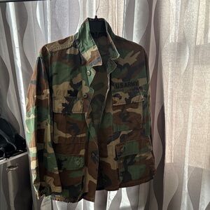 U.S. Army Green and Brown Camouflage Field Jacket